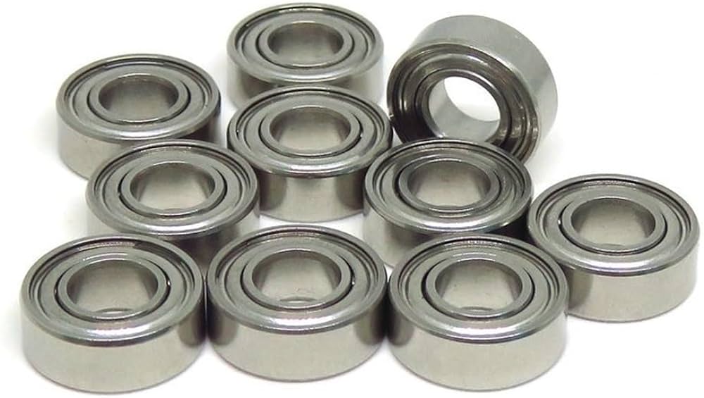 ProtonRC bearings 5x11x4mm 440C stainless steel,Si3N4 ceramic balls A:ZZ（Steel Shield /Metal Shield) 10pcs/bag