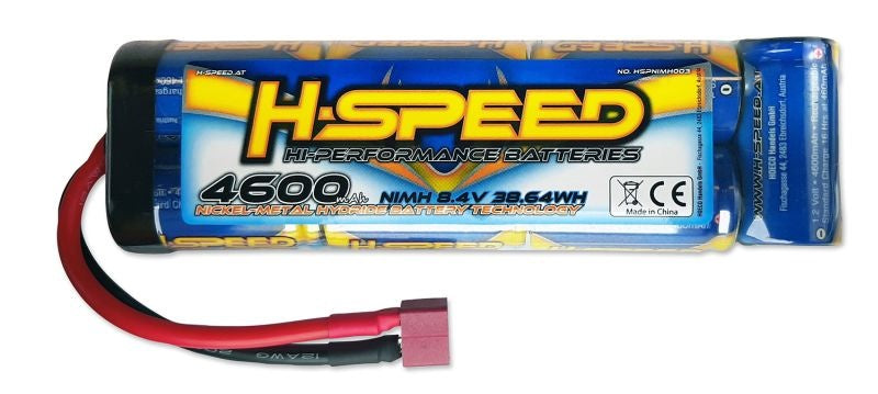 NiMH Battery 4600mAh Stick 8.4v 7 cell H-Speed with T plug