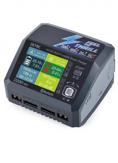 SkyRC D200 NEO DUO AC/DC CHARGER (AC 200W - DC 2X400W)