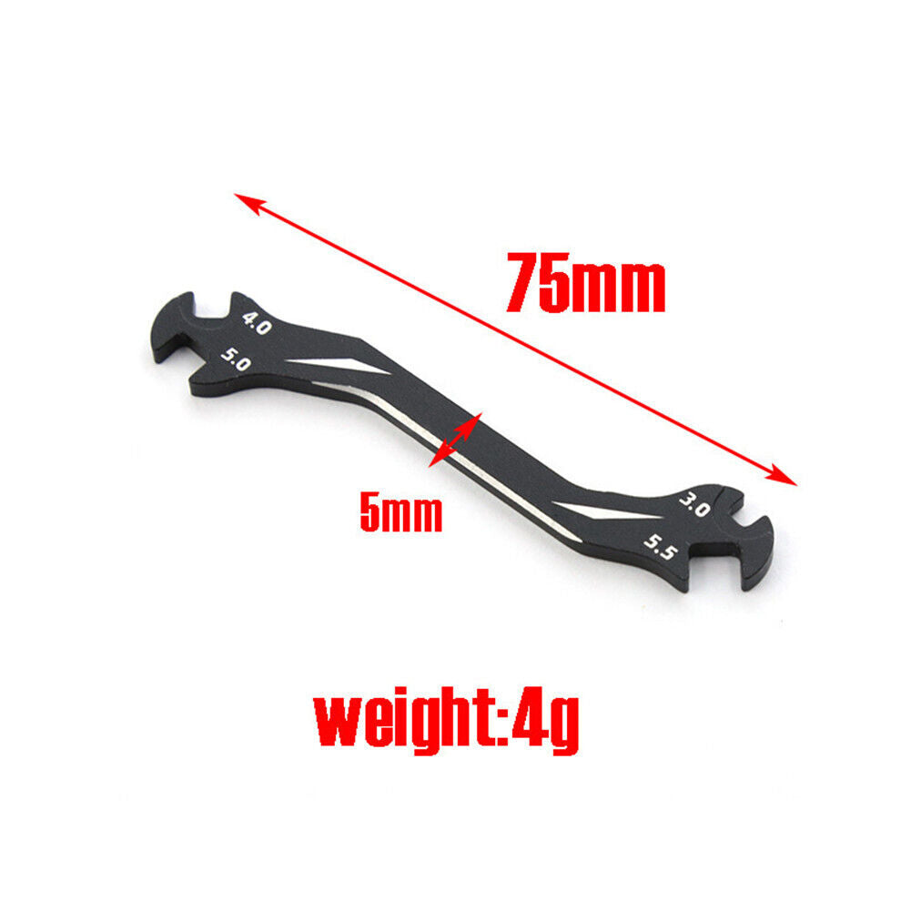 ProtonRC Multifunction 4 in 1 RC Special Tool Wrench 3/4/5/5.5MM for Turnbuckles & Nuts Rc Drone Car Boat