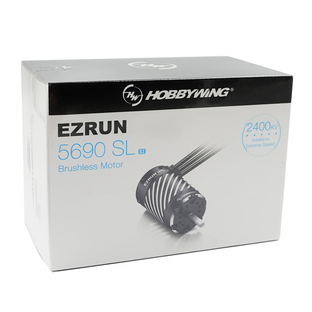 Hobbywing EZRUN-5690SL 2400KV G2 Brushless Sensorless Motor Black For 1/7 1/8 RC Car