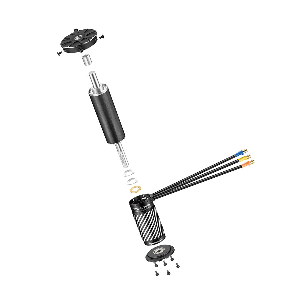 Hobbywing EZRUN-5690SL 2400KV G2 Brushless Sensorless Motor Black For 1/7 1/8 RC Car