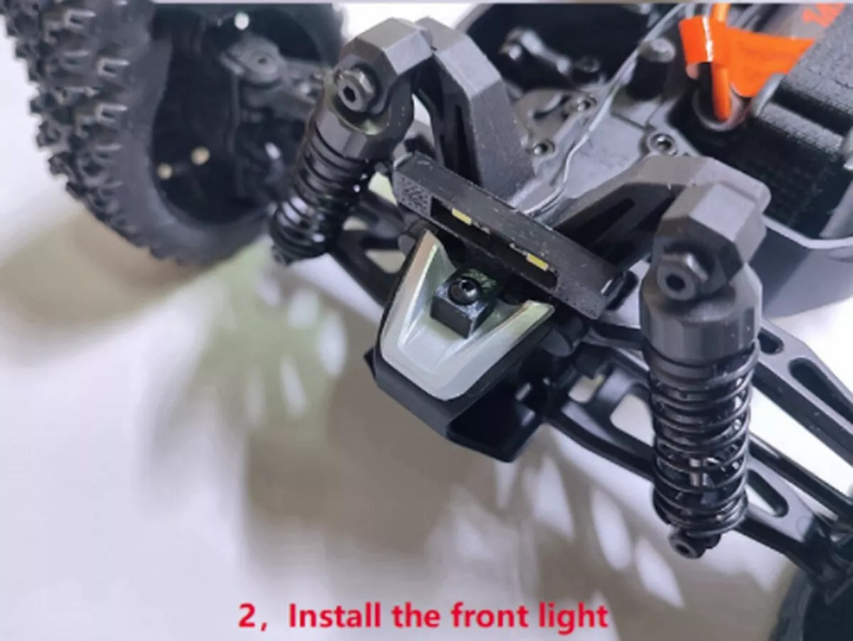 ProtonRC Front Spotlight + Tail Light Kit for Arrma 1/18 Typhon Grom RC Car Accessories