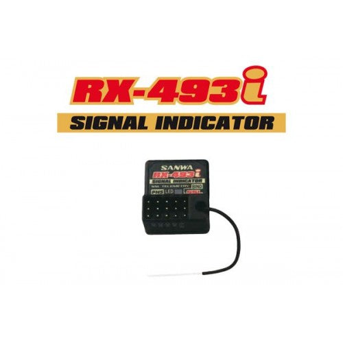 Sanwa RX-493i Αδιάβροχος Τηλεμετρικός Δέκτης FH5, SUR 107A41376A
