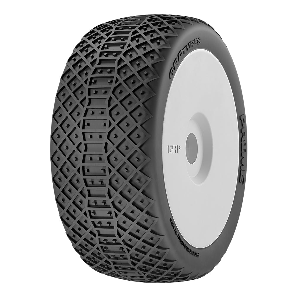 1/8 Buggy PRIME N35 Soft Mounted Tires – Κολλημένα Λάστιχα σε New White Wheels