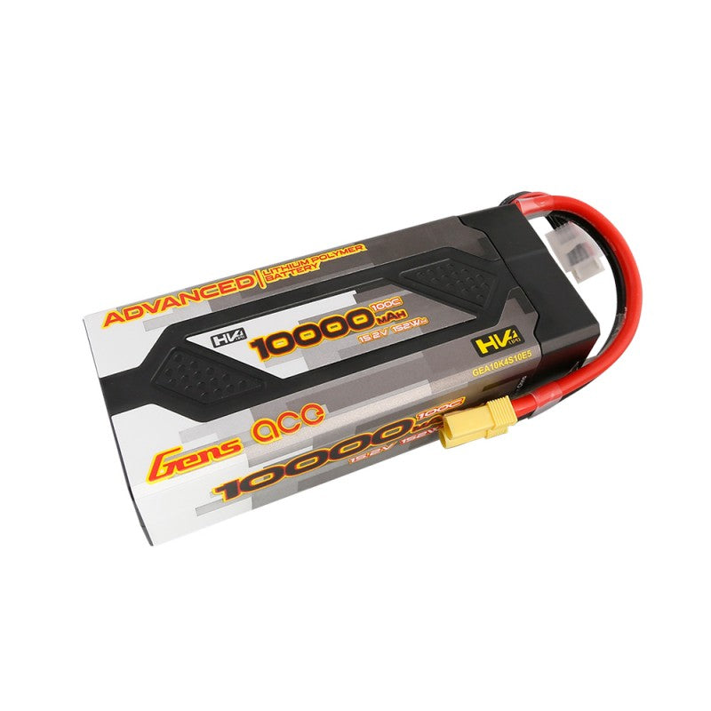 Gens ace Advanced 10000mAh 15,2V 100C 4S2P HardCase 61#Lipo Battery Pack with EC5