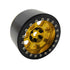 ProtonRC 2.2'' Aluminum Beadlock Crawler Wheels Rims - Gold / Black 4pcs/set