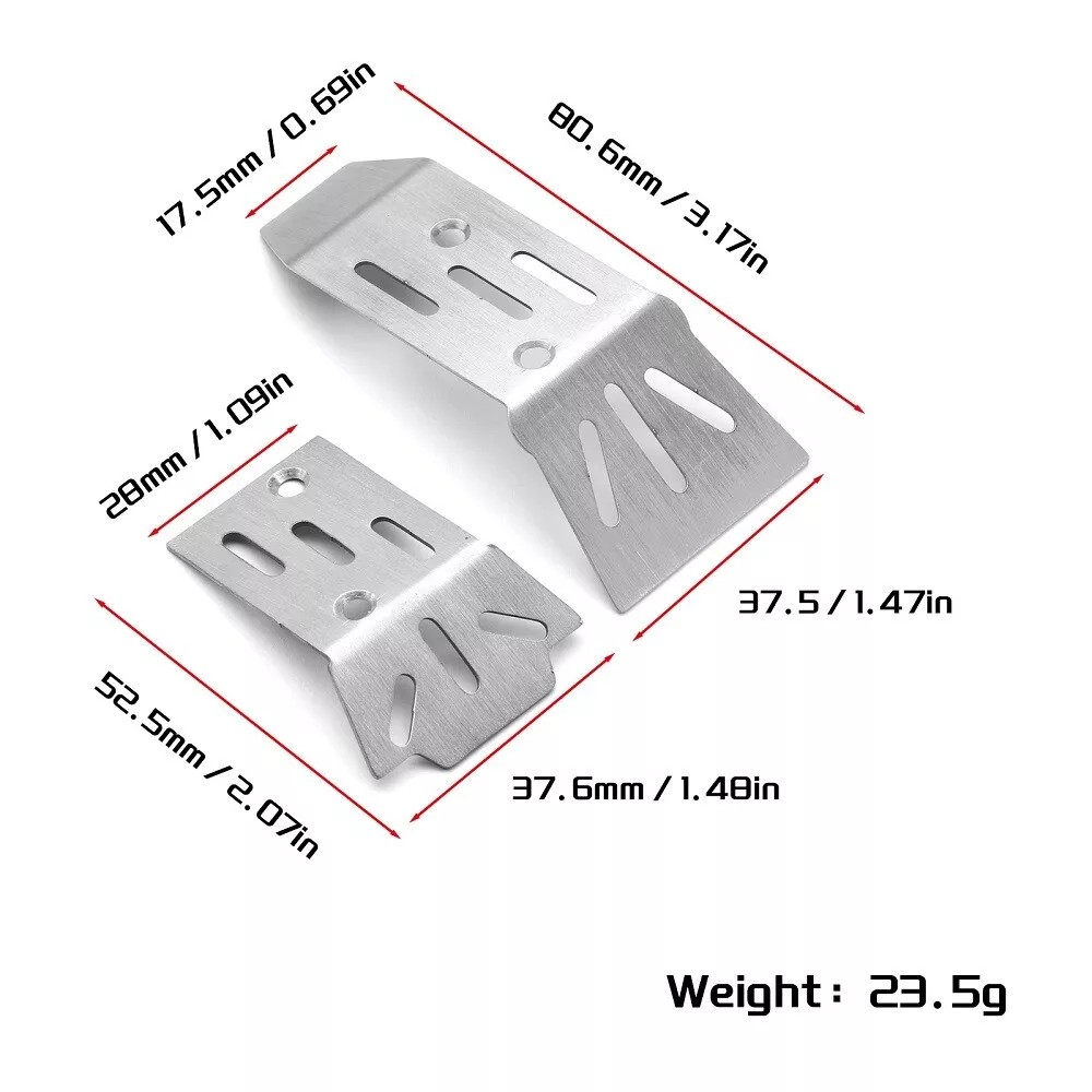 ProtonRC Stainless Steel Skid Plate Guard for Arrma 1/18 Granite Grom Monster Truck