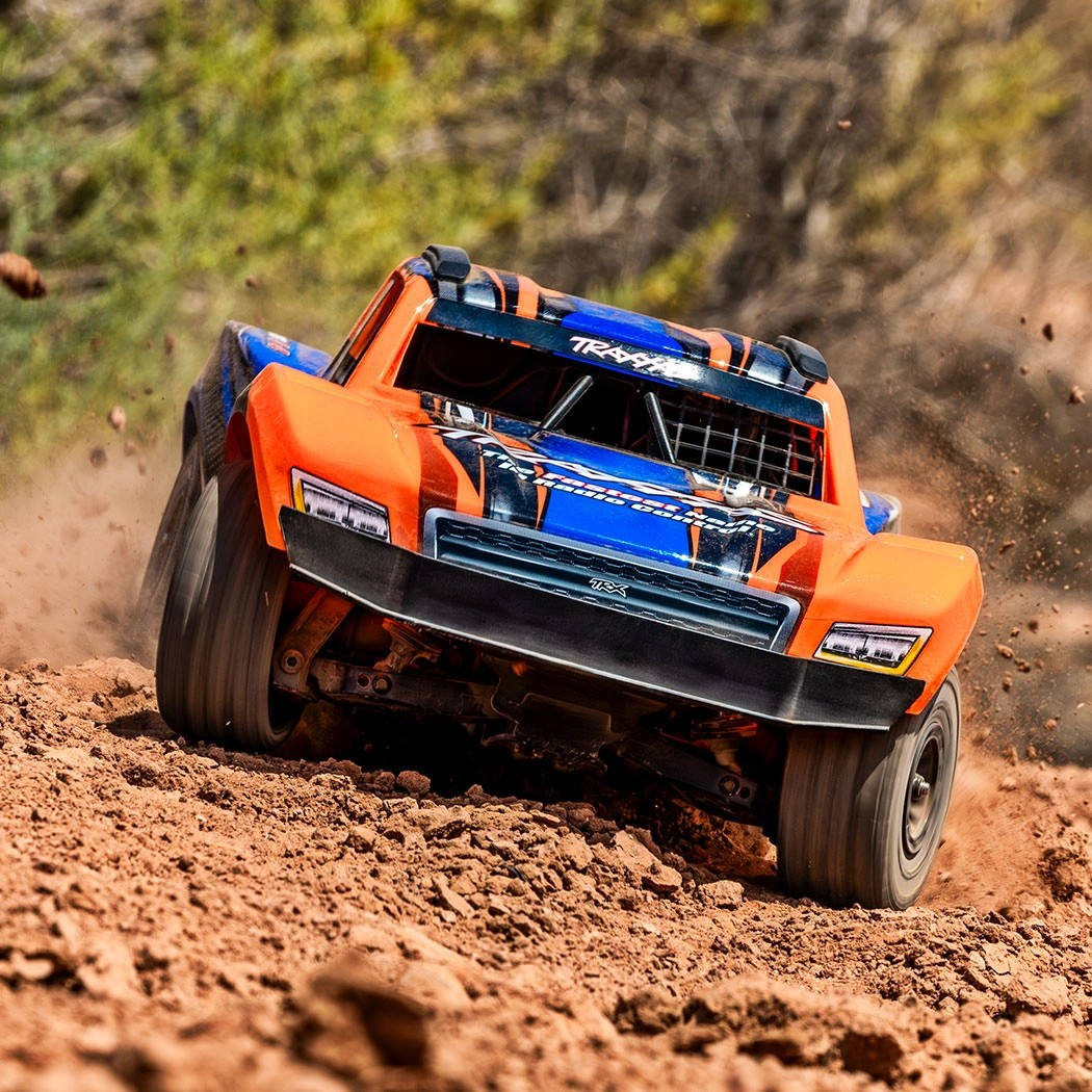Traxxas Mini Slash® Brushless 1/16 4WD RTR Short Course Truck (Orange) w/TQ™ 2.4Ghz Radio, Battery