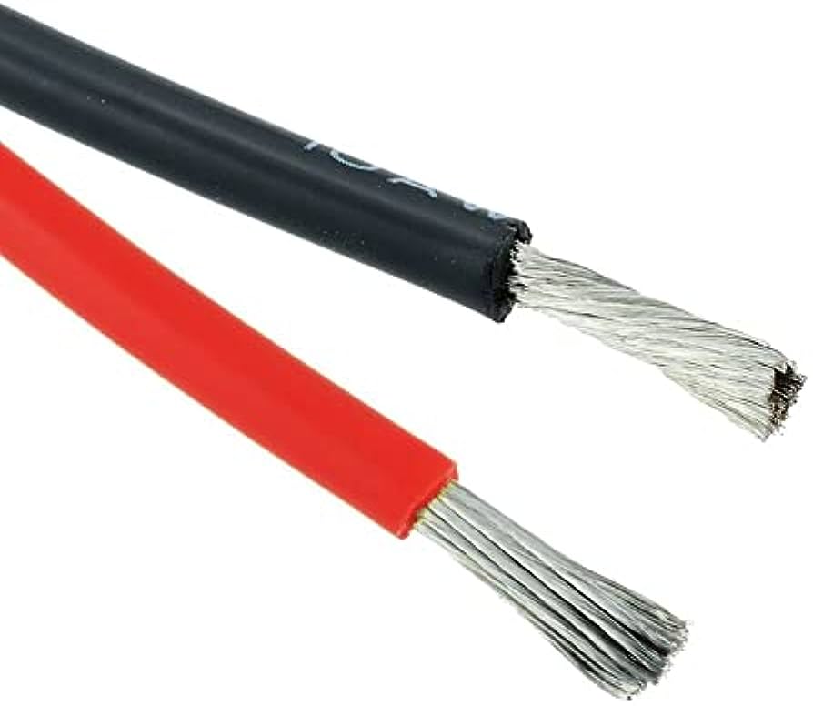 ProtonRC High Quality Ultra Flexible 10AWG Silicone Wire 1m (Red) + 1m (Black)