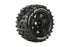 Louise MFT ST 3.8 Pioneer 1/8 Sport wheel black (2 pcs.) LT3325BH