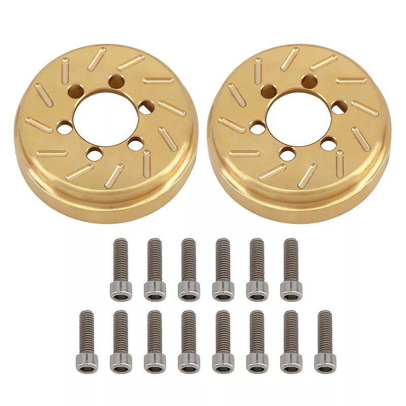ProtonRc 63g Internal Brass Counterweight for 1.9" 2.2" Wheel Rims 4pcs/set