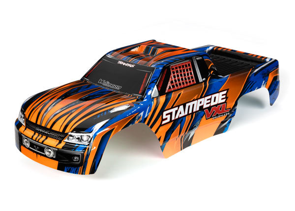 Traxxas Body Stampede 2WD VXL Orange & Blue Painted