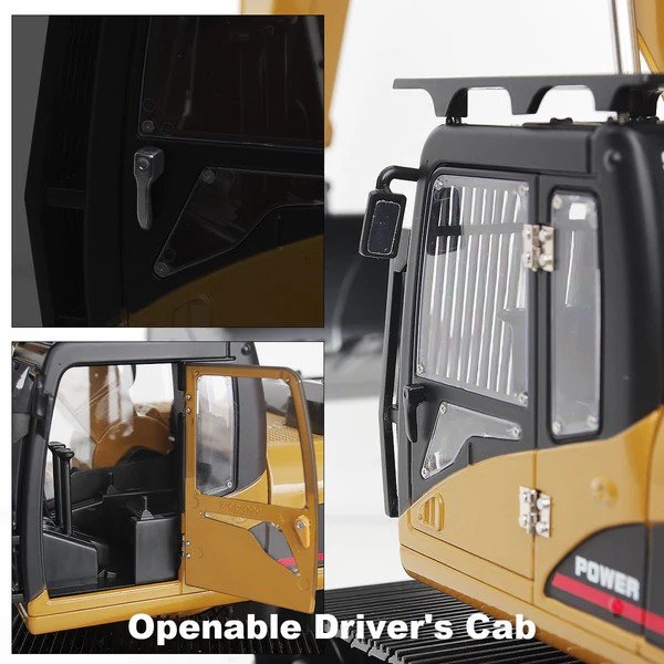 Huina 1580 1:14 All Metal Remote Control Excavator V5 (2025 Model)