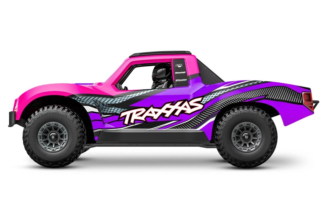 Traxxas Mini Slash® Brushless 1/16 4WD RTR Short Course Truck (Pink) w/TQ™ 2.4Ghz Radio, Battery