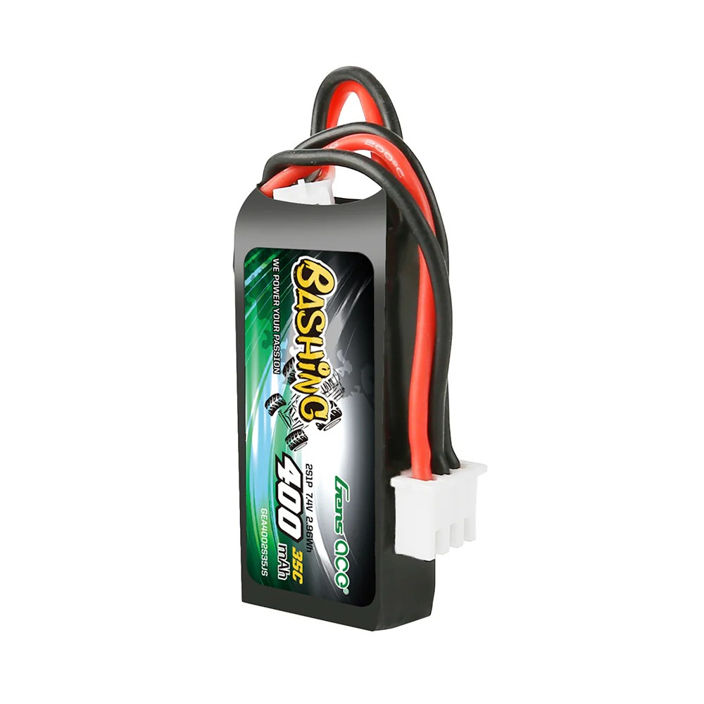 Gens ace Bashing Series 400mAh 7.4V 2S 35C LiPo Battery – JST-PHR