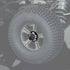 ProtonRC 4Pcs RC Car 1/8 Scale 17mm Hex Wheel Nut Anti-Skid Dust Lock Nuts Adapter Wheel (Black)