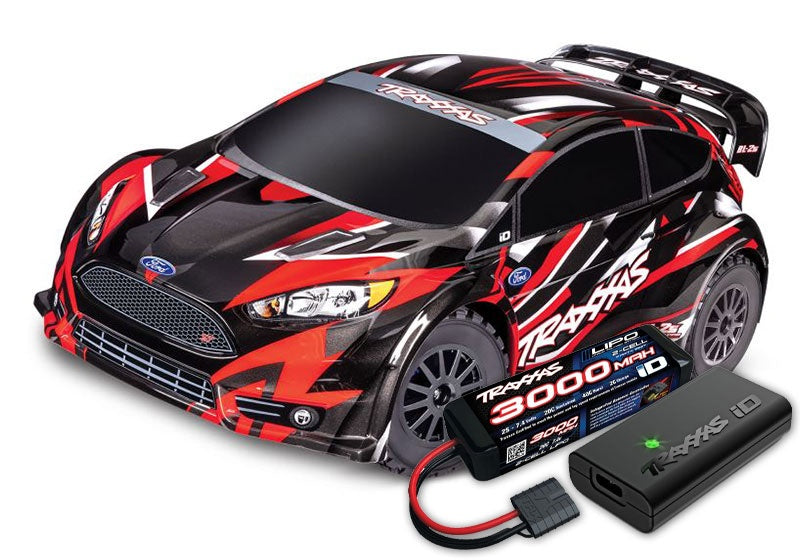 Traxxas Ford Fiesta ST Rally 1/10 4WD TQ Red BL-2S