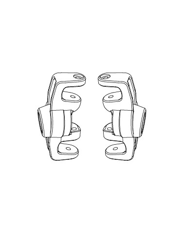 MJX Hyper Go 14211 Front Hub Carrier Steering Knuckles - Part Number 14230C