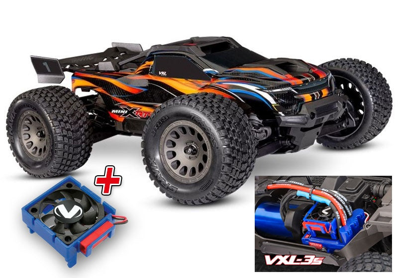 Traxxas Mini-XRT V2 3S Power 4X4 RTR Orange – Νέα Έκδοση με Δώρο ESC Fan & Βελτιωμένη Ψύξη