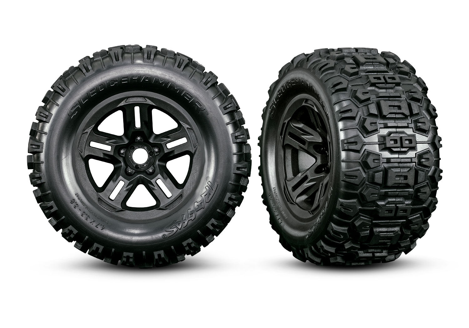 Traxxas Sledge RTR 6S 4WD Electric Brushless 1/8 Monster Truck (Orange) w/Belted Sledgehammer Tires & TQi 2.4GHz TSM Radio