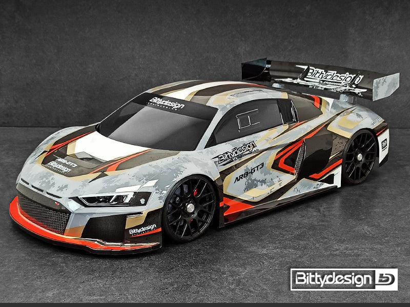 Bittydesign AR8-GT3 1/8 GT clear body 360mm, long wheelbase (LWB), ( LW | 1mm)