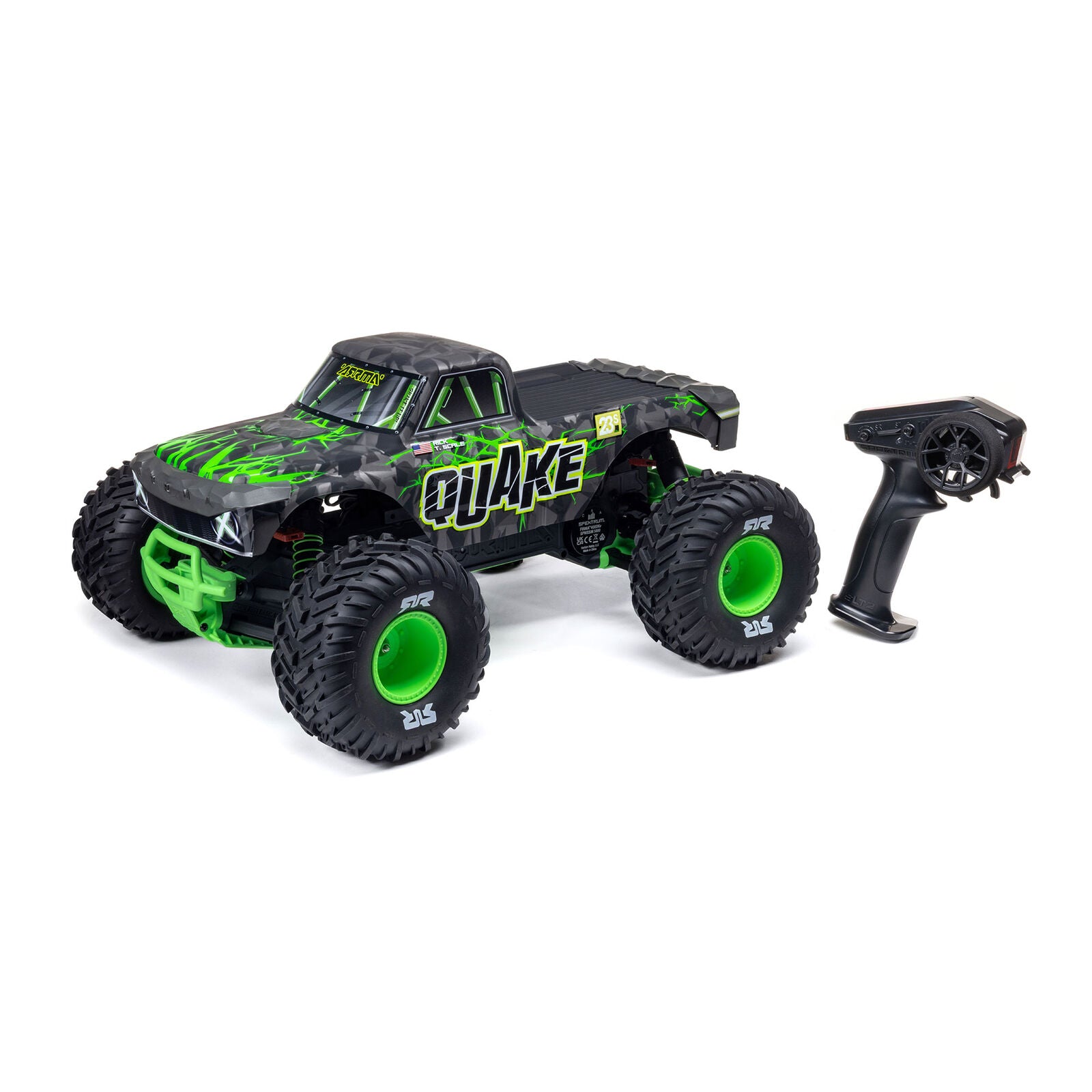 Arrma Quake 223S DSC 1/10 RTR Brushless 2WD Monster Truck  w/SLT2 2.4GHz Radio