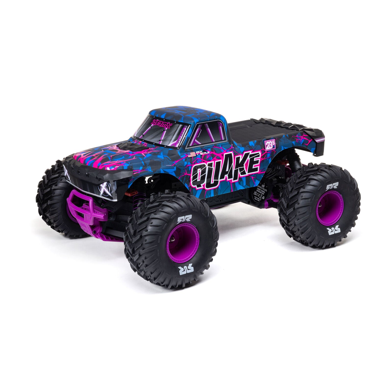 Arrma Quake 223S DSC 1/10 RTR Brushless 2WD Monster Truck  w/SLT2 2.4GHz Radio