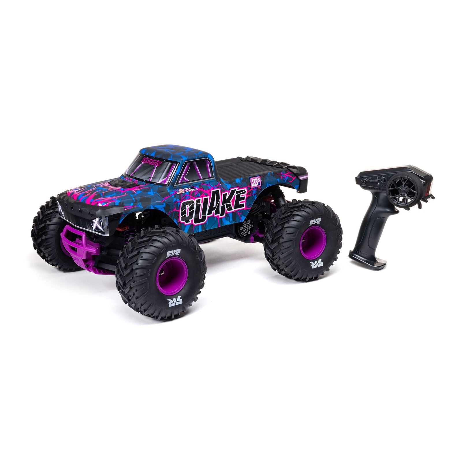 Arrma Quake 223S DSC 1/10 RTR Brushless 2WD Monster Truck  w/SLT2 2.4GHz Radio