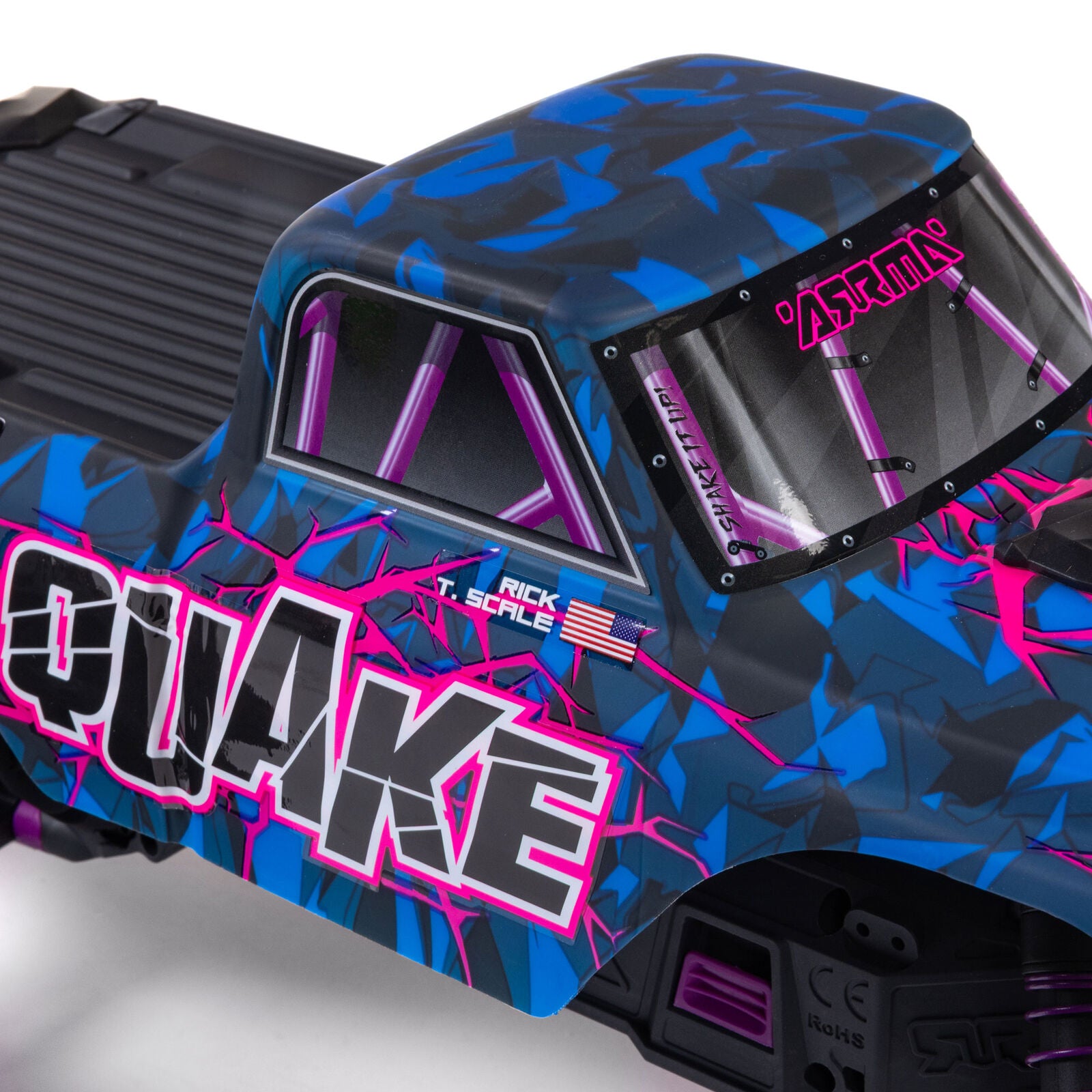 Arrma Quake 223S DSC 1/10 RTR Brushless 2WD Monster Truck  w/SLT2 2.4GHz Radio