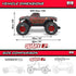 Arrma Quake 223S DSC 1/10 RTR Brushless 2WD Monster Truck  w/SLT2 2.4GHz Radio