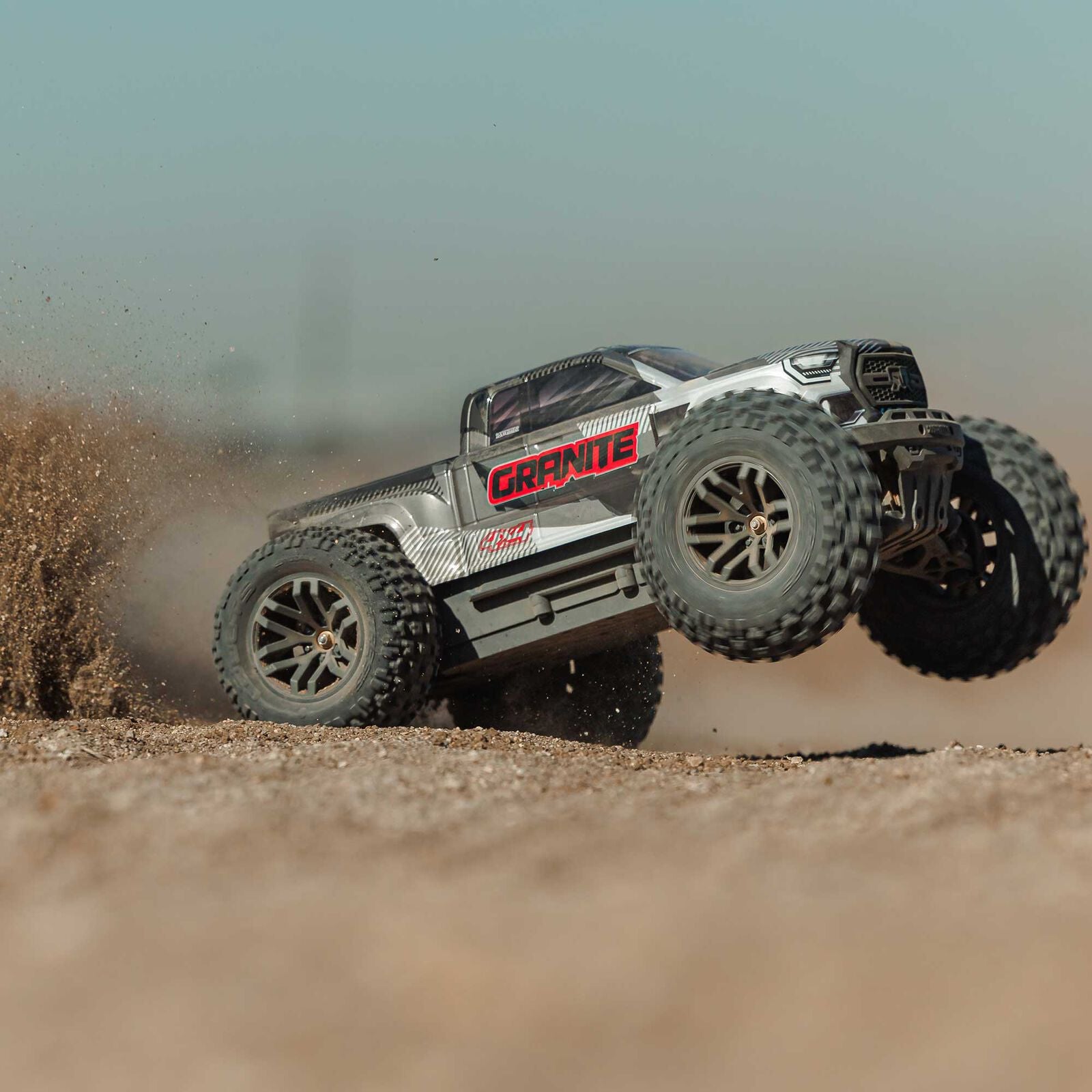 Arrma Granite 4x4 V4 223S DSC 1/10 RTR Brushless 4WD Monster Truck (Gun Metal) w/Spektrum SLT3 2.4GHz Radio