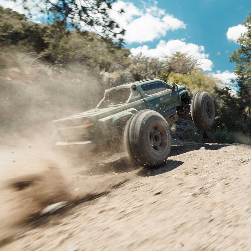 Arrma Big Rock 4X4 V4 223S DSC 1/10 RTR Brushless 4WD Monster Truck (Blue) w/Spektrum SLT3 2.4GHz Radio