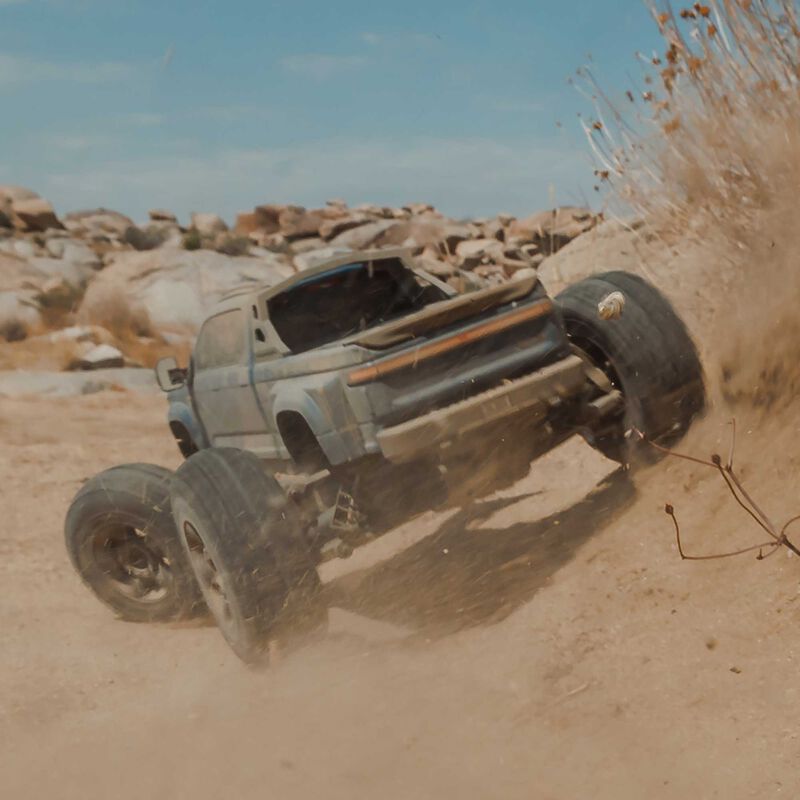 Arrma Big Rock 4X4 V4 223S DSC 1/10 RTR Brushless 4WD Monster Truck (Blue) w/Spektrum SLT3 2.4GHz Radio