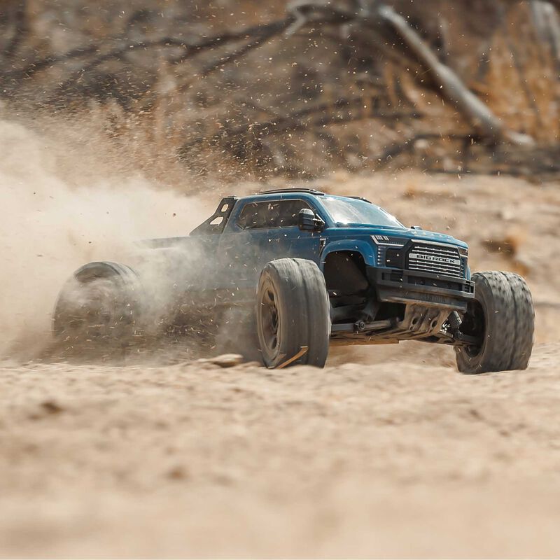 Arrma Big Rock 4X4 V4 223S DSC 1/10 RTR Brushless 4WD Monster Truck (Blue) w/Spektrum SLT3 2.4GHz Radio