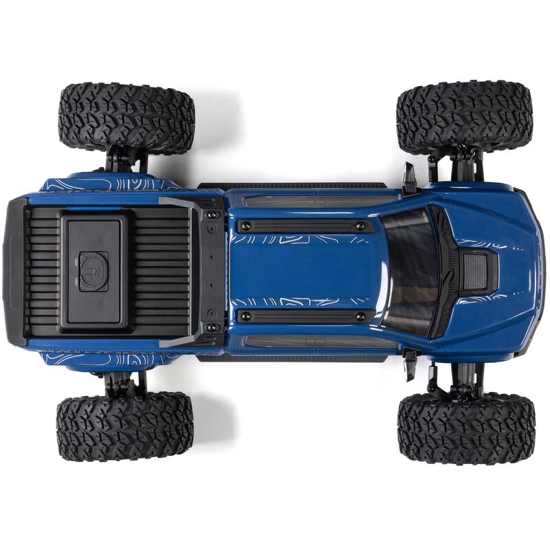 Arrma Big Rock 4X4 V4 223S DSC 1/10 RTR Brushless 4WD Monster Truck (Blue) w/Spektrum SLT3 2.4GHz Radio