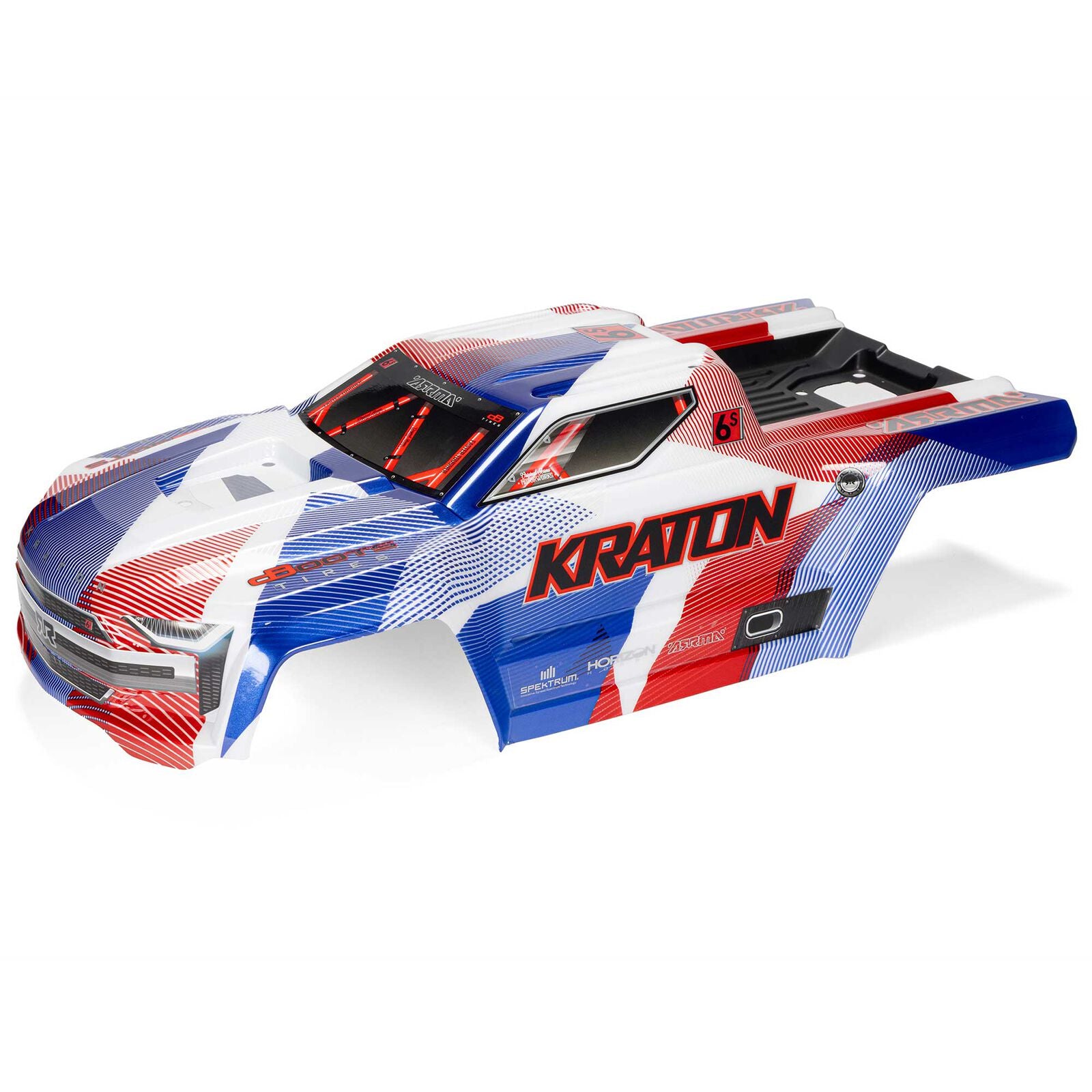 ARRMA Kraton 6S BLX V6 1/8 4WD Brushless Speed Truck RTR (Blue/Red)