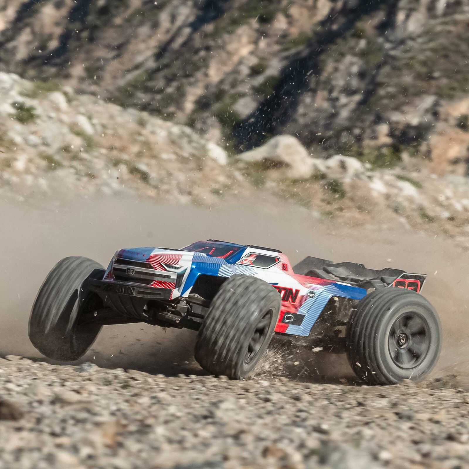 ARRMA Kraton 6S BLX V6 1/8 4WD Brushless Speed Truck RTR (Blue/Red)
