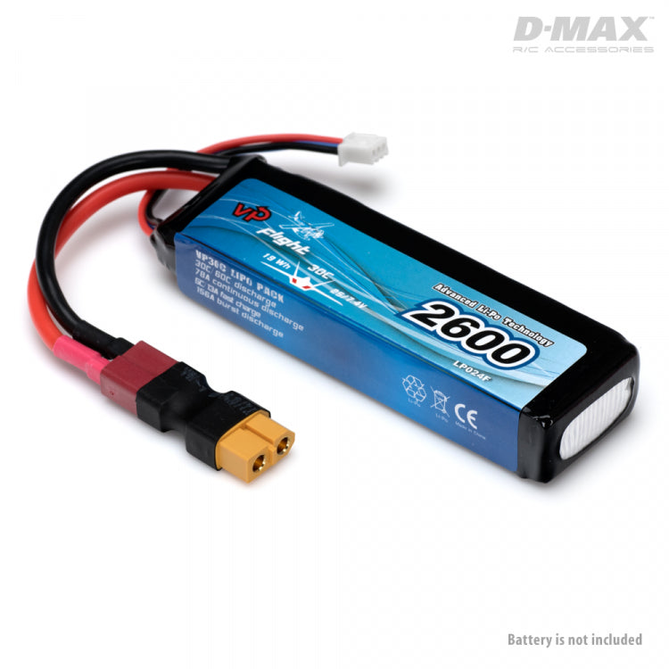 D-Max Connector Adapter T-Plug (male) - XT60 (female)