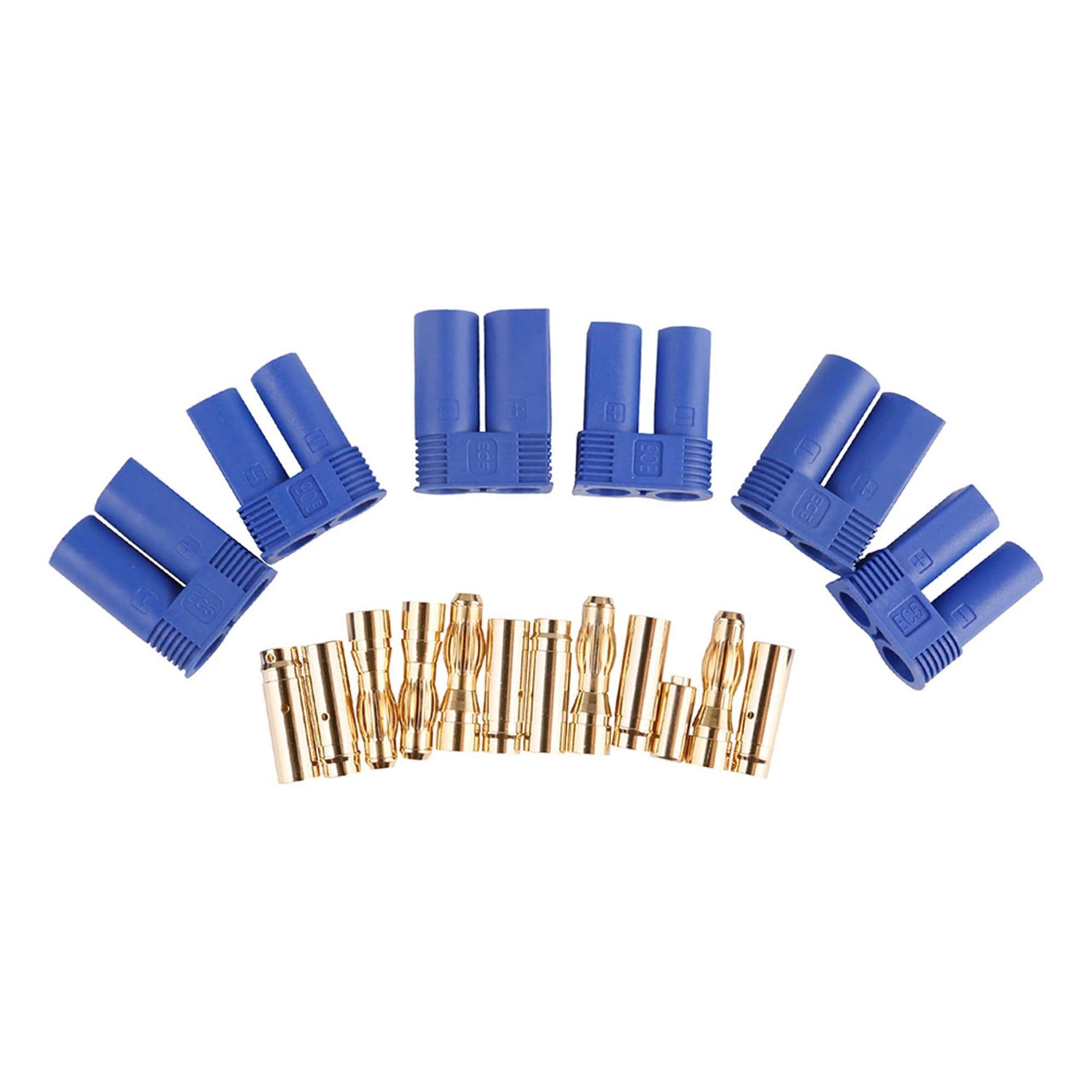 ProtonRC AMASS EC5 Gold Connector 3 Pairs – Σετ Βυσμάτων EC5 για RC Μπαταρίες