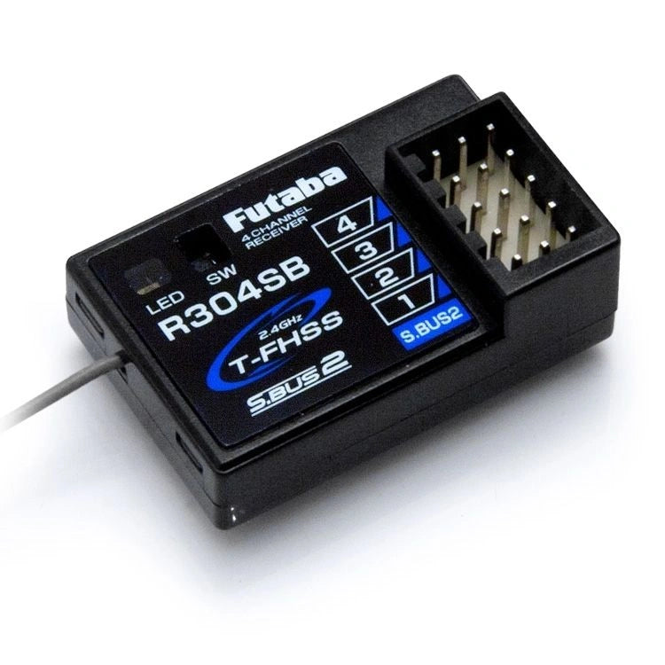 Futaba T4PM Plus 4CH T-FHSS Transmitter με R304SB Receiver – Τηλεκατεύθυνση 4 Καναλιών
