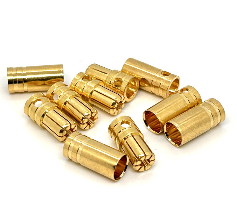 ProtonRC 6.0mm Gold Plated bullet connector Banana Plug Male&Female ( 5 pairs )