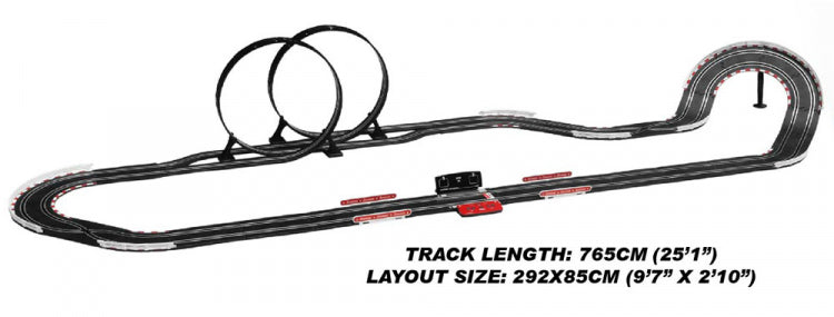 Joysway Slotracing Track Superior 552 1/43 USB 765cm