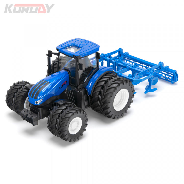 Korody Tractor w. double wheels and comb. land grader RC RTR 1:24