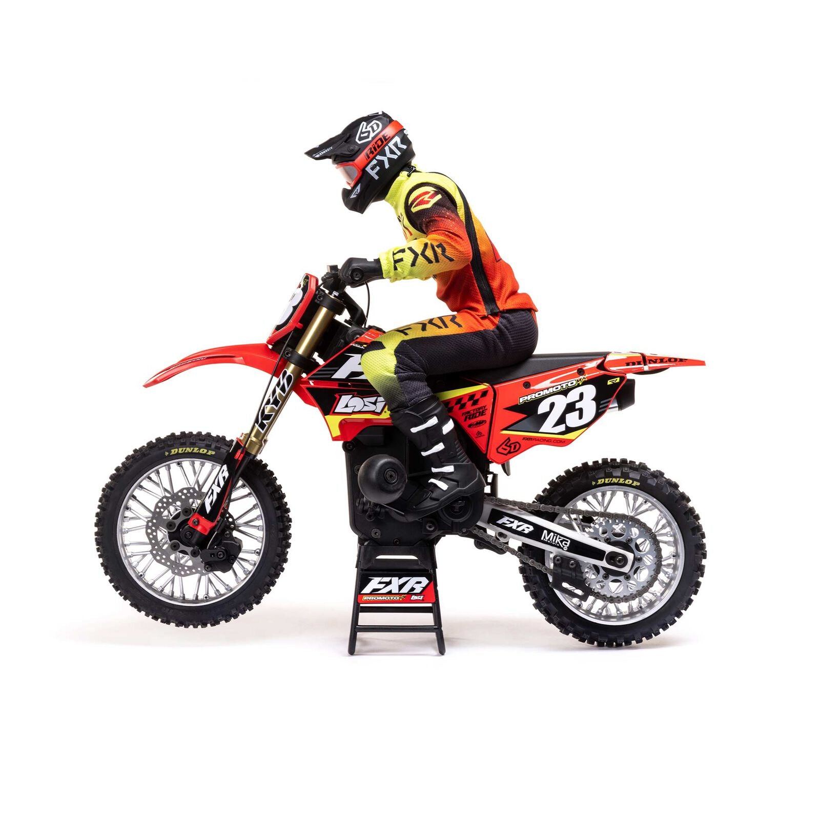 Losi Promoto-MX RTR 1/4 Brushless Dirt Bike (FXR) w/2.4GHz DX3PM Radio & MS6X System