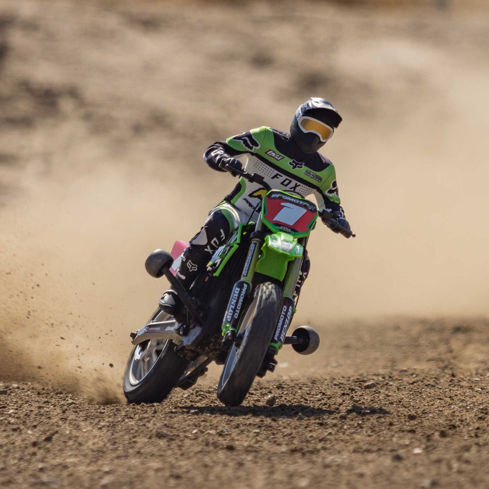 Losi Promoto-MX RTR 1/4 Brushless Dirt Bike (Pro-Circuit) w/2.4GHz DX3PM Radio, MS6X & Battery & Charger