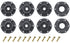 Louise RC New Sc-Uphill 1/10 Short Course Tires, Soft, 12, 14 & 17mm Removable - LT3223SB ( Pack of 2 )
