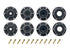 Louise MT-ROCKET 1/10 MAXX Soft Tires & Wheels MFT LT3307SX