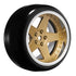 Louise 1/10 Drift 5-Spoke Wheel & Tire Set Bronze – 12mm Hex με Ρυθμιζόμενο Offset 2/4/6/8mm