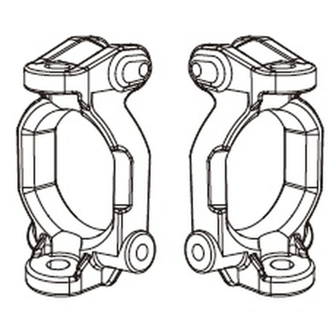 MJX 10230A C-hubs εμπρός αριστερά / δεξιά (2 τεμάχια) – 1
